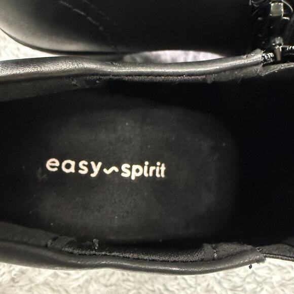 Easy Spirit Womens 8 Caine Slip On Round Toe Casual Shooties Black Bootie - Picture 2 of 8